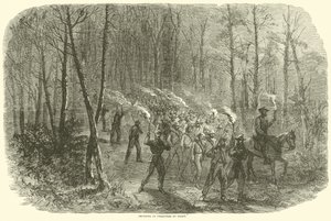 Indbringelse af fanger om natten, august 1864 af American School