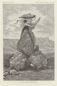 Buffalo-Head Monument af American School