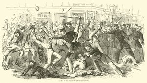 Anklage for politiet ved Tribunekontoret, juli 1863 af American School
