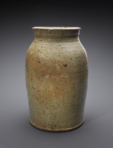 Churn, ca. 1865-1900 (alkalisk glaseret stentøj) af American School