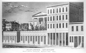 Cincinnati Post Office, Third Street, 1841 af American School
