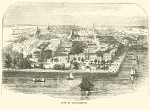 Byen Charleston, maj 1862 af American School