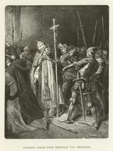 Colonna tager pave Boniface VIII til fange af American School