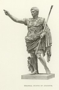 Kolossal statue af Augustus af American School