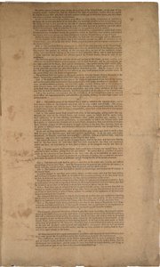 Konstitution, første tryk, trykt af Dunlap & Claypoole, 17.-19. september 1787 (se også GLC 695933, GLC 695934 & GLC 695936) af American School