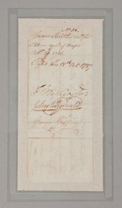 Forfatningskonvention: samling af breve og dokumenter underskrevet af 54 af de 55 delegerede til den historiske konvention fra 1787 (pen og blæk på papir) (se også 2561290-92) af American School