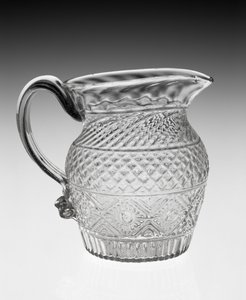 Flødekande, ca. 1820-1840 (blyglas) af American School
