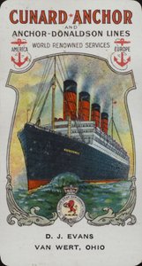 Cunard-skib - Aquitanien af American School