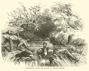 Deadbrook efter slaget ved Ezras Church, august 1864 af American School
