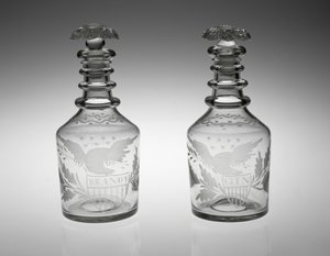 Karafler, ca. 1830-1840 (blyglas) af American School