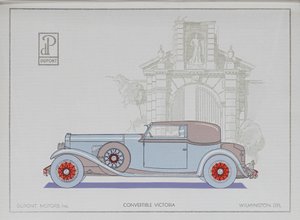 DuPont Motor Cars: Convertible Victoria, 1921 af American School