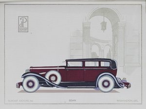 DuPont Motor Cars: Sedan, 1921 af American School