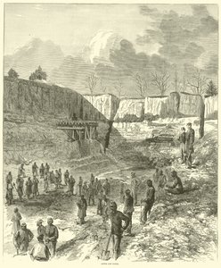 Dutch Gap Canal, oktober 1864 af American School