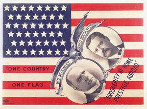 Valgplakat for det amerikanske præsidentvalg i 1900