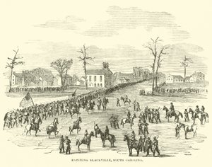 Indrejse i Blackville, South Carolina, januar 1865 af American School
