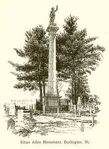 Ethan Allen Monument, Burlington, Vt af American School