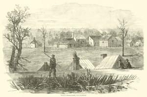 Ewells hovedkvarter, nær Richmond, marts 1865 af American School