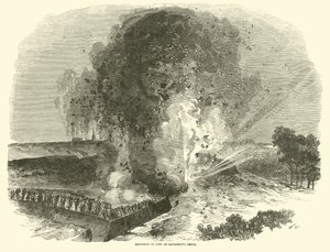Eksplosion af fort på McPhersons front, juni 1863 af American School