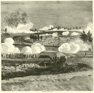 Eksplosion af minen, juli 1864 af American School