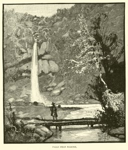 Vandfald nær Hakone af American School