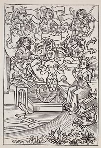 Fay Melusine, fra The World Guide to Gnomes, Fairies, Elves and Other Little People af Thomas Keightley (1789-1872) Udgivet 1880 af American School