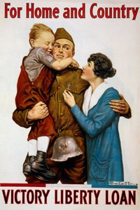 Plakat til frihedslån til hjem og land af American School