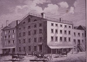 Fraunces Tavern, New York City (gravering) af American School