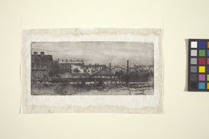 Fra vinduet, Gysis-skolen, München (blæk) af American School