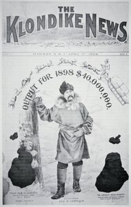 Forsiden af "The Klondike News af American School