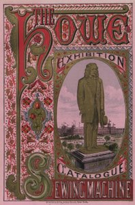 Forsiden af Howe Sewing Machine Exhibition Catalogue, 1876 af American School