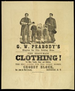 G.W. Peabodys Kingston One Price Clothing House af American School
