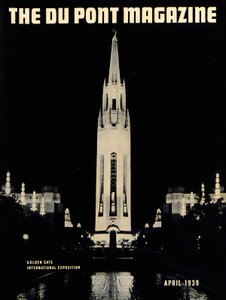 Golden Gate International Exposition, forside af DuPont Magazine, april 1939 af American School