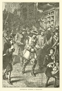 Guvernør Andros en fange, 1689 af American School