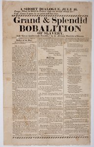 Store og pragtfulde bobalition af slaveri, 1822 af American School