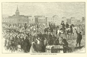 Griersons kommando ind i Baton Rouge, april 1863 af American School