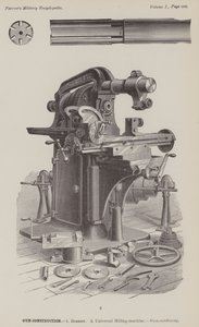 Pistolkonstruktion (gravering) af American School