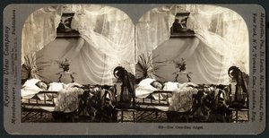 Hendes skytsengel, ca. 1899 (stereograf) af American School