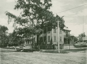 Abraham Lincolns hjem i 1861 (fotogravure) af American School