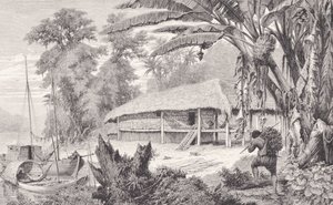 Hus til en velhavende Indien-gummisamler, fra 