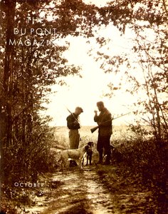 Hunters, forside af DuPont Magazine, oktober 1930 af American School