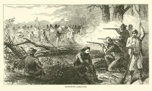 Impromptu barrikade, juli 1863 af American School
