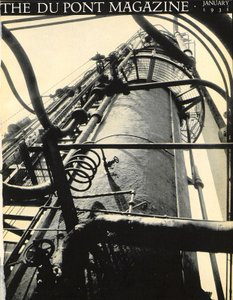 Industrianlæg, forside af DuPont Magazine, januar 1931 af American School
