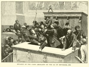Invasion af Corps Legislatif den 4. september 1870 af American School