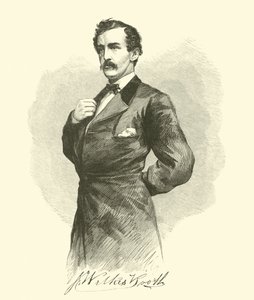 J Wilkes Booth, april 1865 af American School