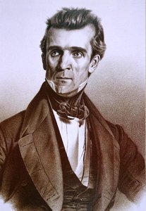 James Knox Polk (1795-1849) (litho) af American School