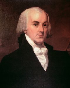 James Madison (1751-1836) (farve litho) af American School