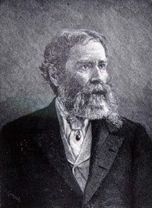 James Russell Lowell (1819-1891) (gravering) af American School
