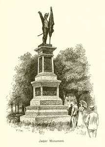 Jaspis monument af American School