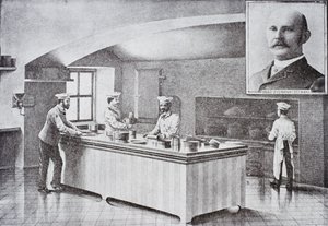 Køkken i Det Hvide Hus i 1890