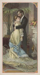 La caricia (farve litho) af American School